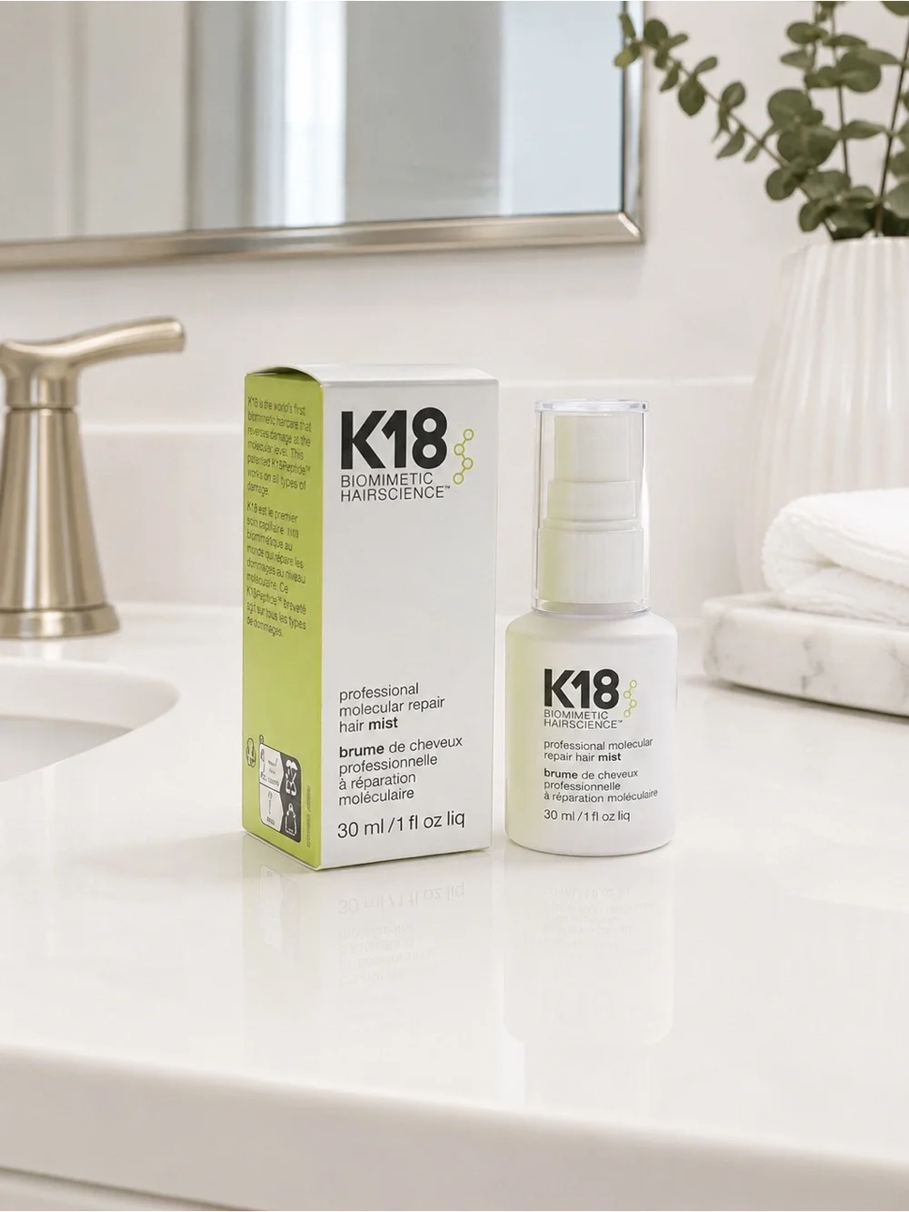 K18 Professional Molecular Repair Hair Mist - 30ML Brand New in the Box!